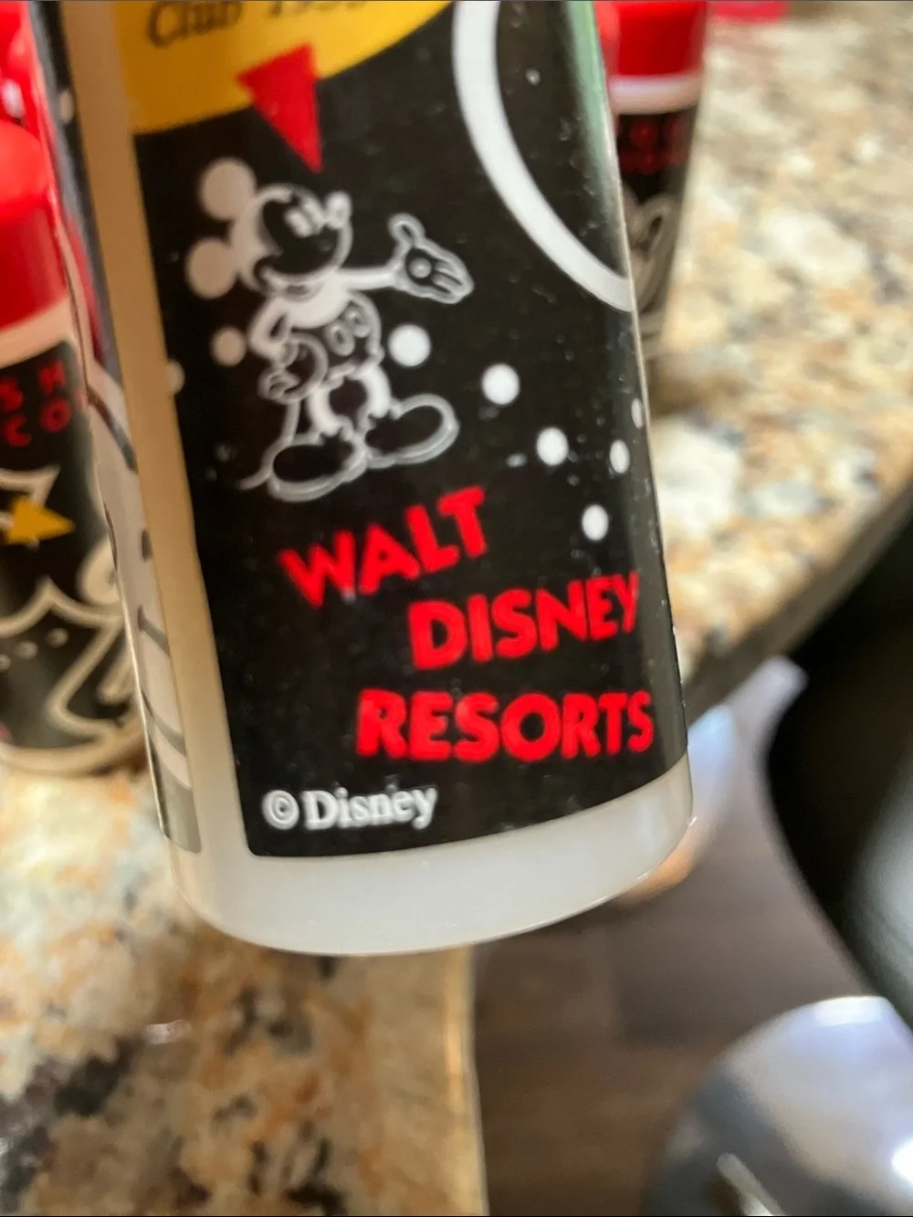 Disney Resorts vintage bath soap and shampoo and conditioner.